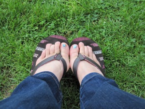 wedding toes