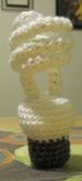 CFL lightbulb free crochet pattern