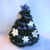 blue and white tree