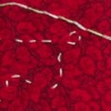 Straight and back stitches