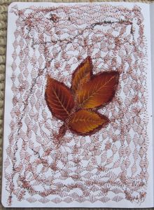 copper and leaves