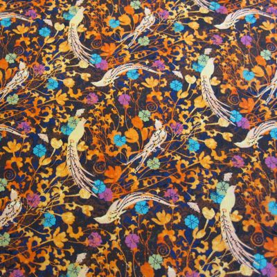 pretty bird fabric