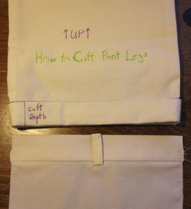 cuff and waistband