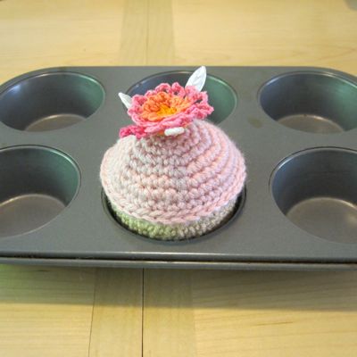 cupcake in tin