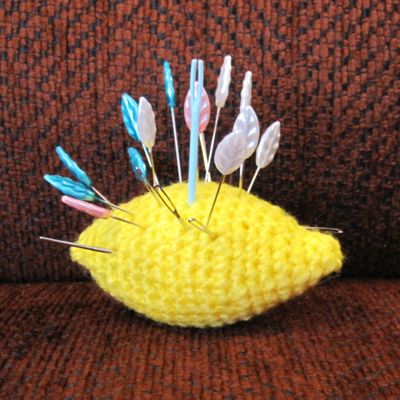 lemon pincushion