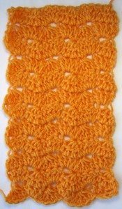 double quartet scarf stitch