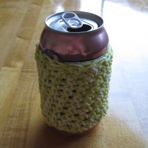 simple single crochet can cozy