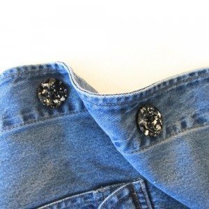 denim shirt buttons