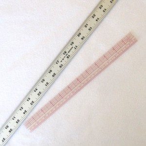 yardstick, clear ruler