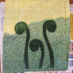fiddlehead fabric project
