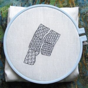 beginning of a blackwork map