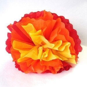 large tissue paper carnation