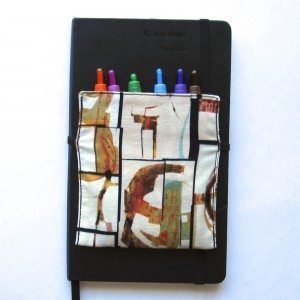 simple pocket for colored pens
