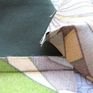 fabric basket: snipping darts