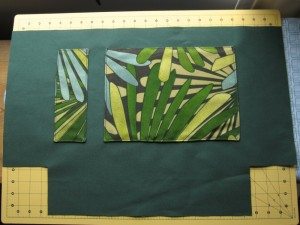 fabric basket flat pocket layout