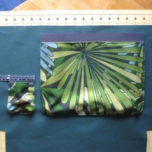 fabric basket: spacing edges of darted pockets