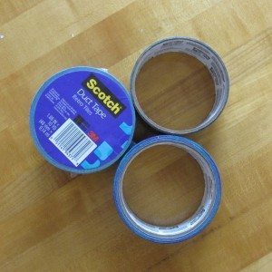 two new and one leftover roll of duct tape
