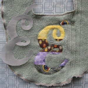 monogram applique and its pattern