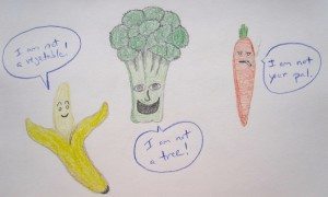 anthropomorphic vegetables
