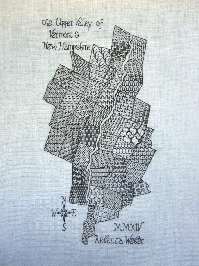 annotated blackwork map