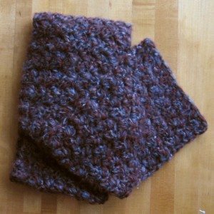 cobblestone crochet scarf (simplified star stitch)