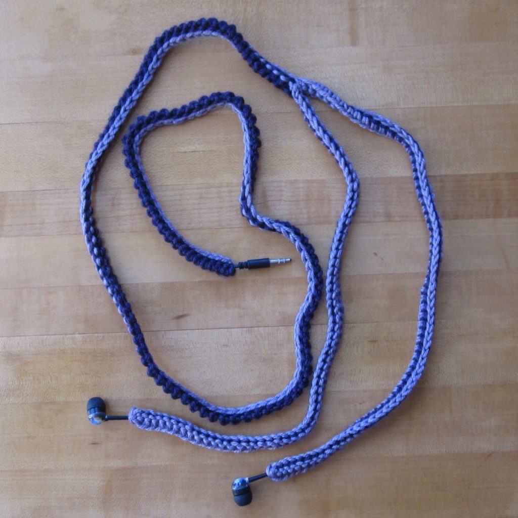 photo of earbuds laid out