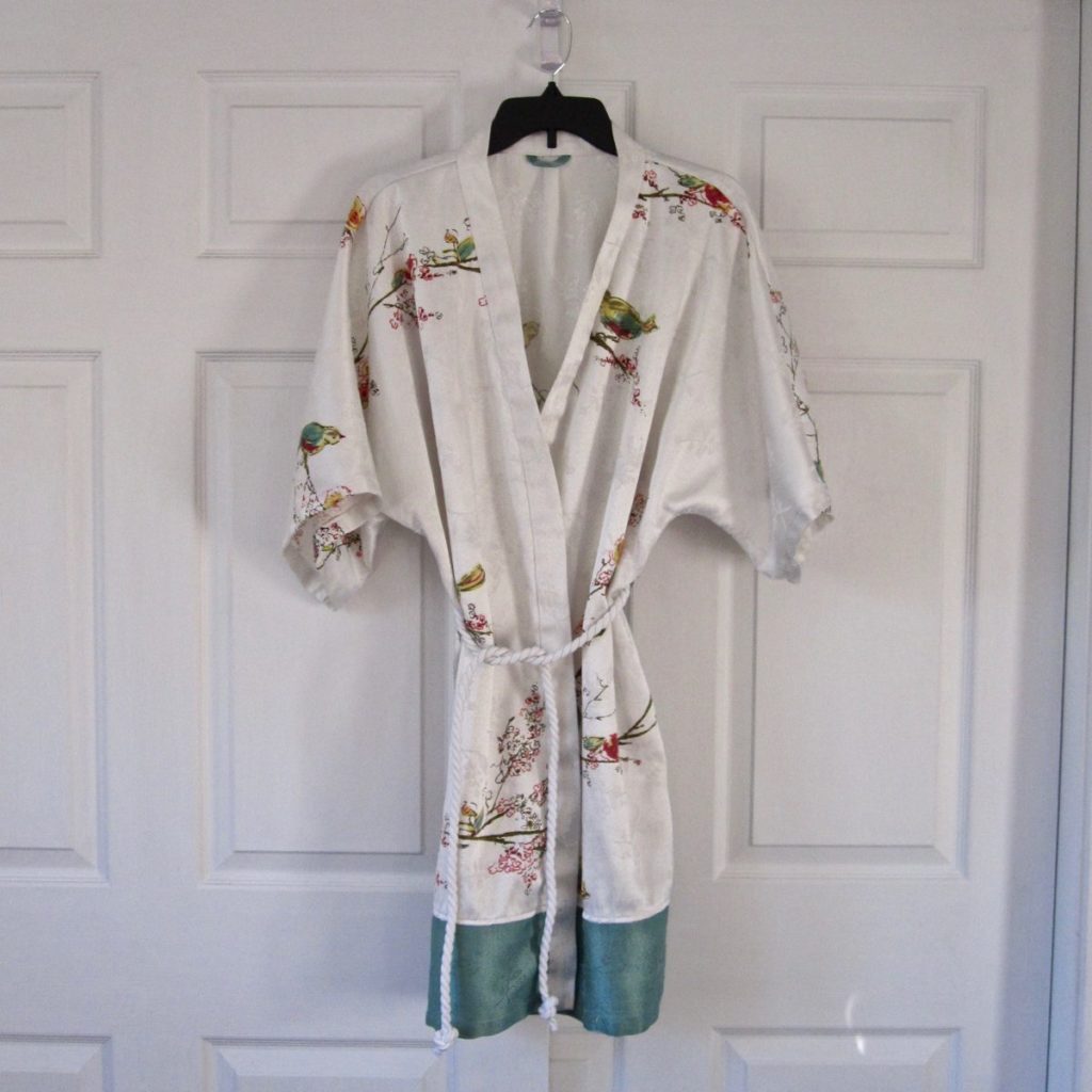 bathrobe, hanging up