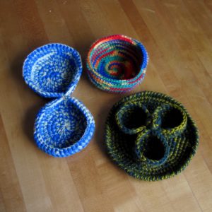 trefoil and figure-eight baskets