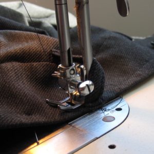 navigating belt loops 3: backstitching to the belt loop