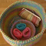 sherbet basket, from top with contents