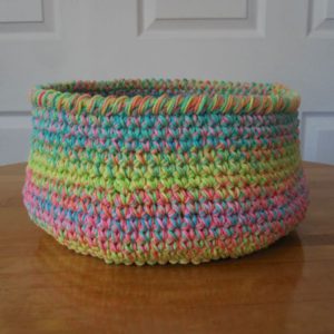 sherbet basket from the side