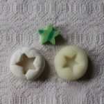 cornstarch/baking soda and cold porcelain star dishes, fully dry